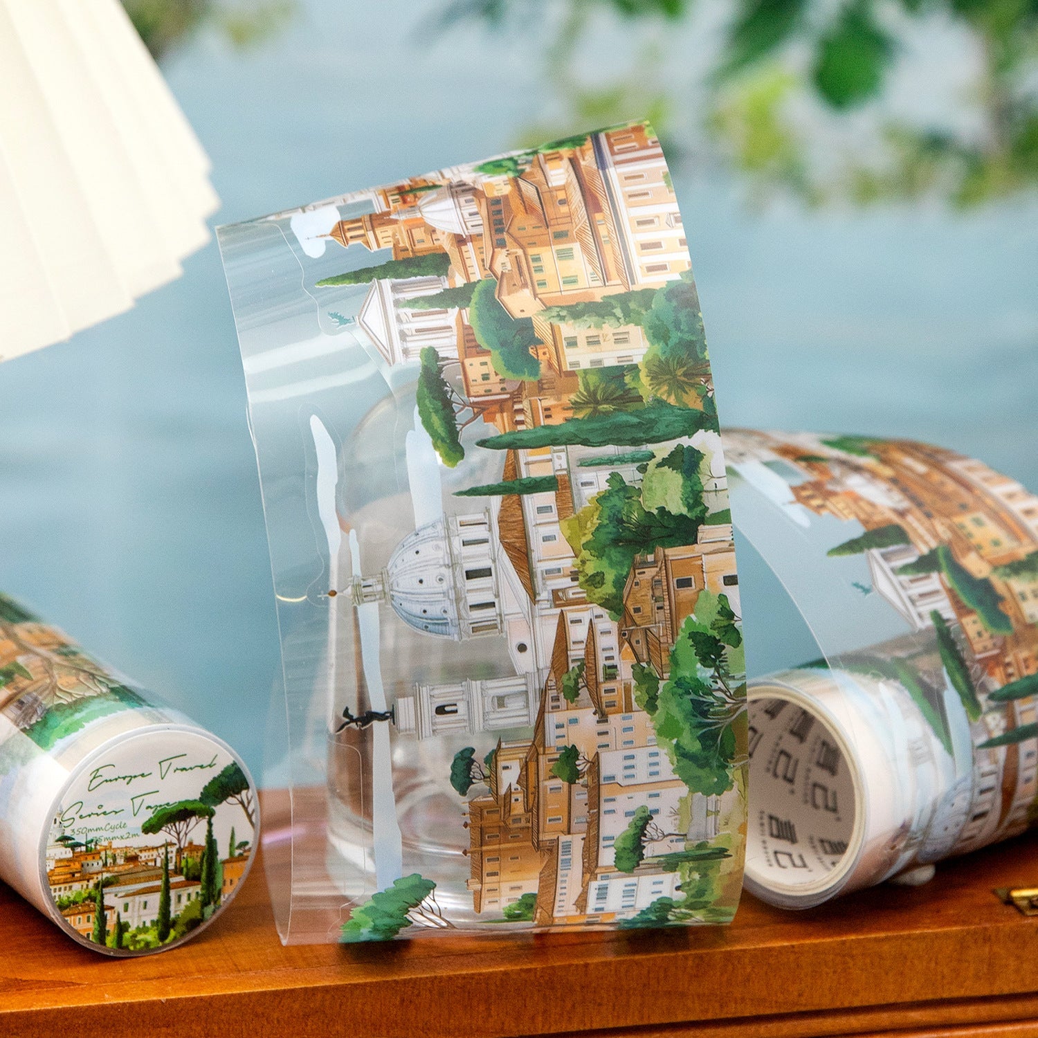 European Cityscape Clear Washi Tape