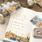 European Cityscape Clear Washi Tape