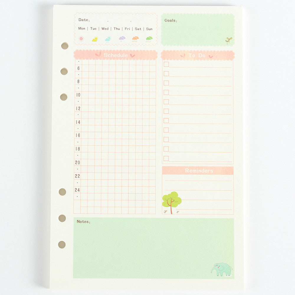 Cute Planner Filler Paper Series