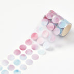 Sun-Star Die-Cut Dot Washi Sticker Roll - Sakura