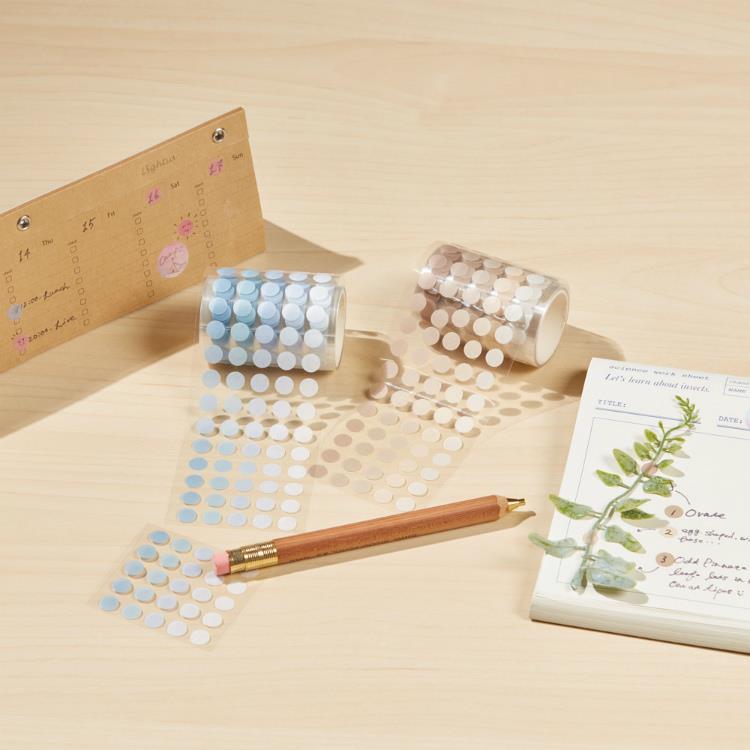 Sun-Star Die-Cut Dot Washi Sticker Roll - Sakura