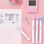 Sun-Star Ninipie Marker Pen & Highlighter - 6 Color Set - Pastel