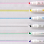 Sun-Star Ninipie Marker Pen & Highlighter - 6 Color Set - Pastel