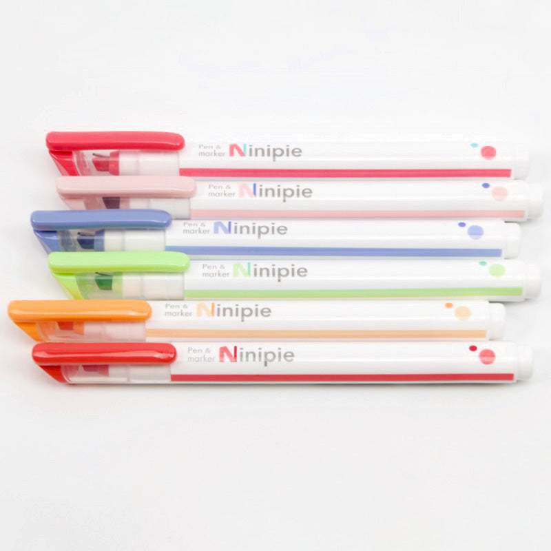Sun-Star Ninipie Marker Pen & Highlighter - Bold