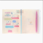 Sun-Star Peanuts Snoopy Clear Book - A4 - Beige - Limited Comics Edition