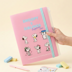 Sun-Star Peanuts Snoopy Clear Book - A4 - Playful Siblings
