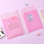 Sun-Star Peanuts Snoopy Glitter Folder - Pink - New Limited Edition
