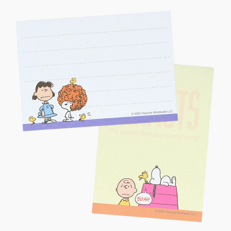 Sun-Star Peanuts Snoopy Memo Pad - Dark Blue - New Limited Edition