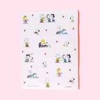 Sun-Star Peanuts Snoopy Notepad - Light Pink - Limited Edition