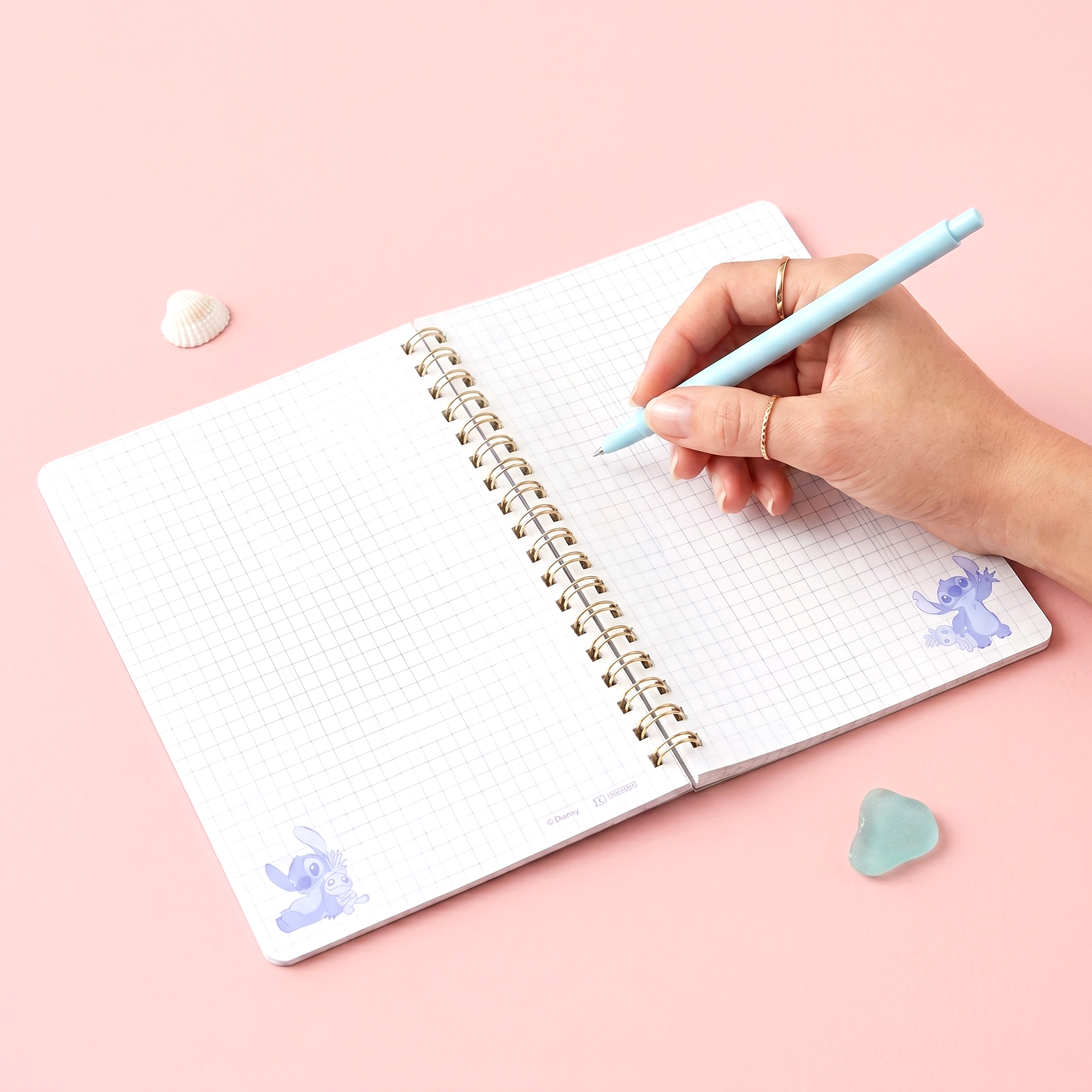 Sun-Star & Disney Stitch Notebook - Limited Summer Edition - Make Some Waves