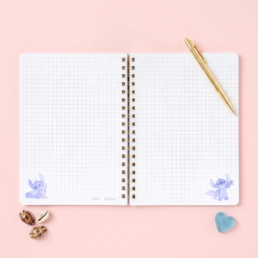 Sun-Star & Disney Stitch Notebook - Limited Summer Edition - Make Some Waves