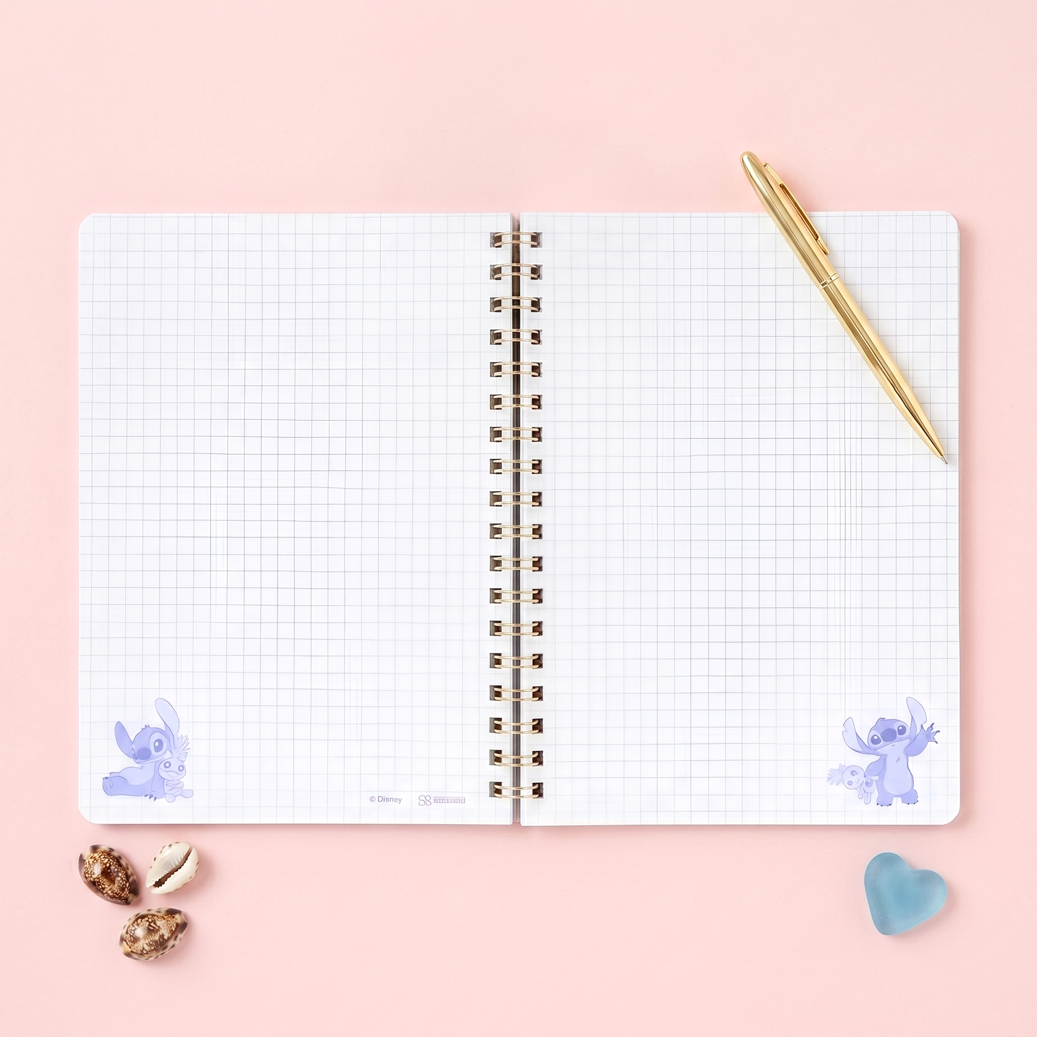 Sun-Star & Disney Stitch Notebook - Limited Summer Edition - Make Some Waves