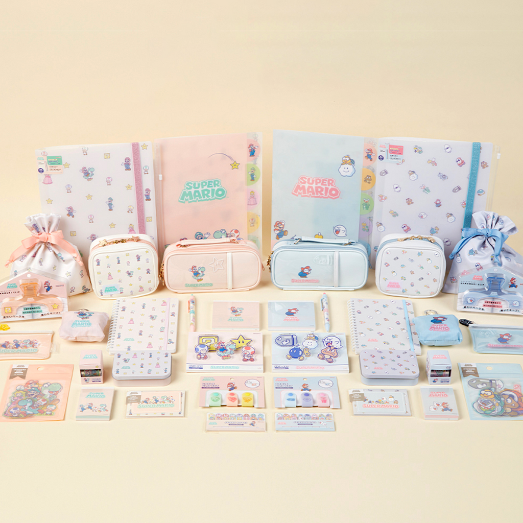 Sun-Star & Nintendo Super Mario Index Sticky Notes - Limited Edition
