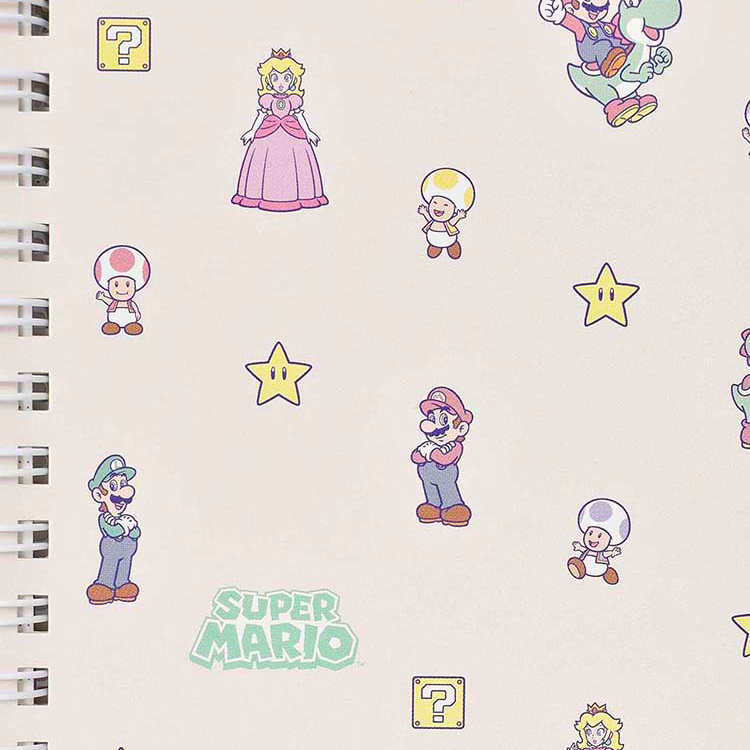 Sun-Star & Nintendo Super Mario Notebook - Limited Edition - Mikata