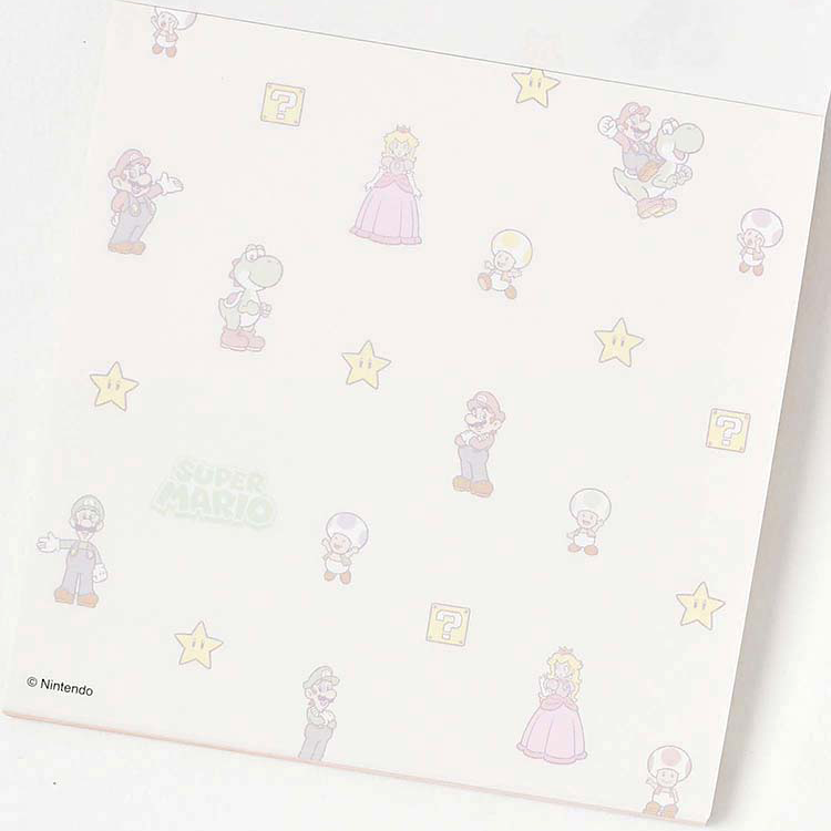 Sun-Star & Nintendo Super Mario Square Memo Pad - Limited Edition