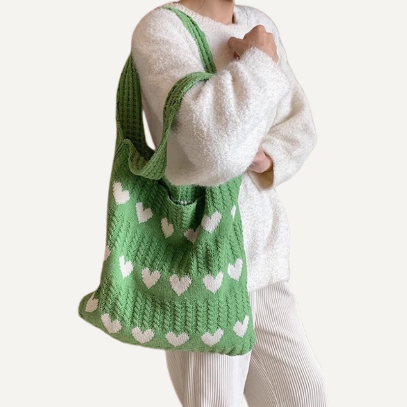 Sweetheart Knit Tote (3 Colors)