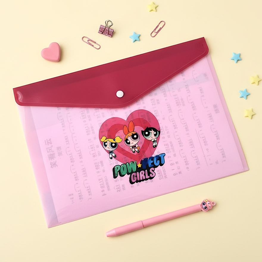 The Powerpuff Girls A4 Folder
