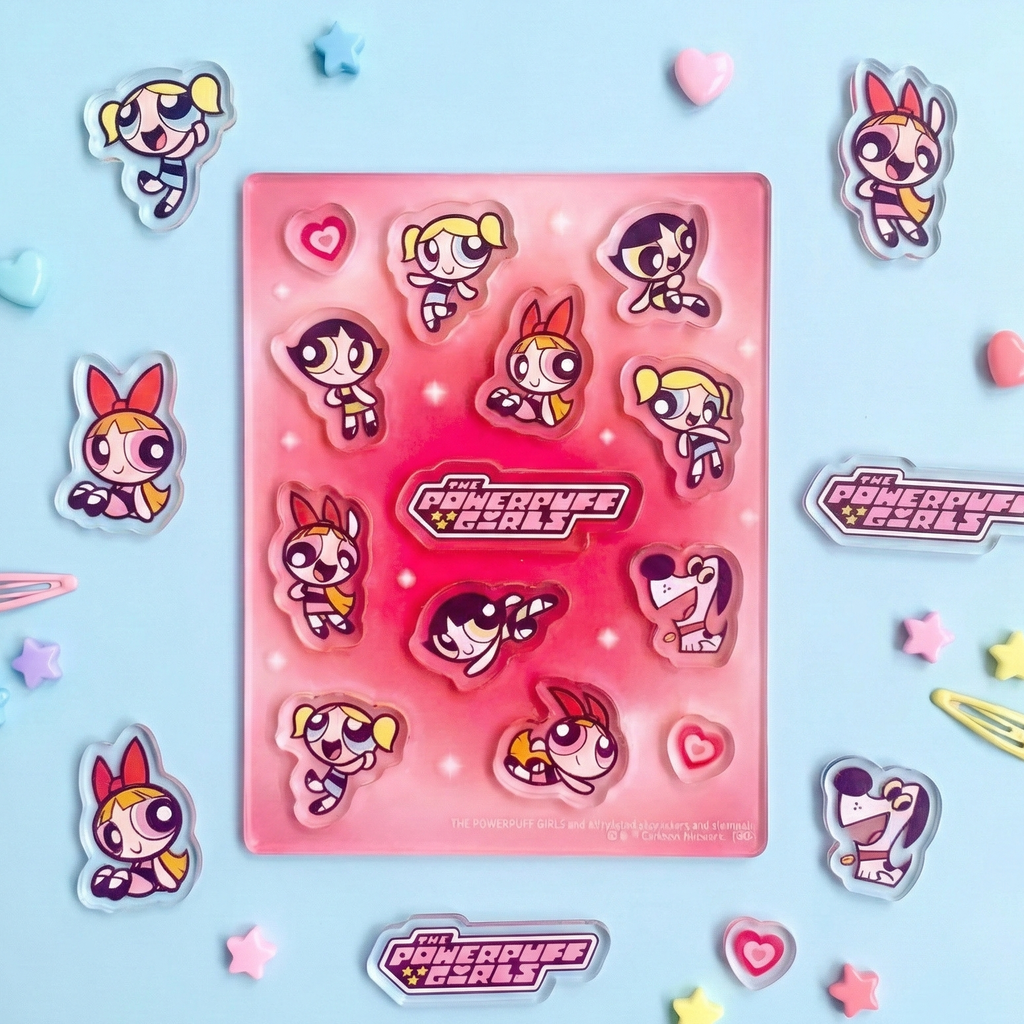 The Powerpuff Girls Acrylic Flake Set