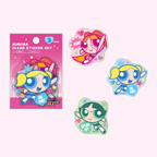 Powerpuff Girls Premium Clear Sticker Set – Japanese Edition