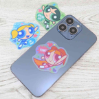 Powerpuff Girls Premium Clear Sticker Set – Japanese Edition