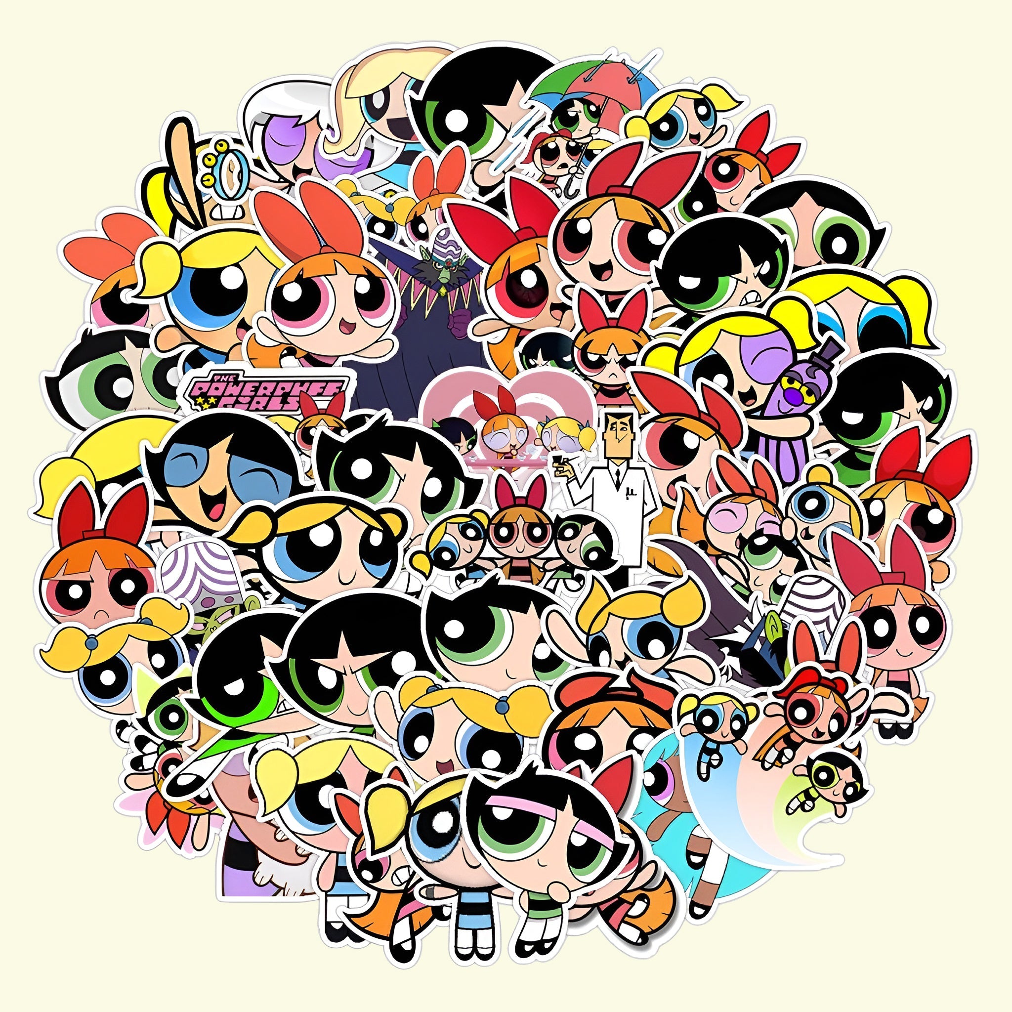 The Powerpuff Girls Cartoon Stickers
