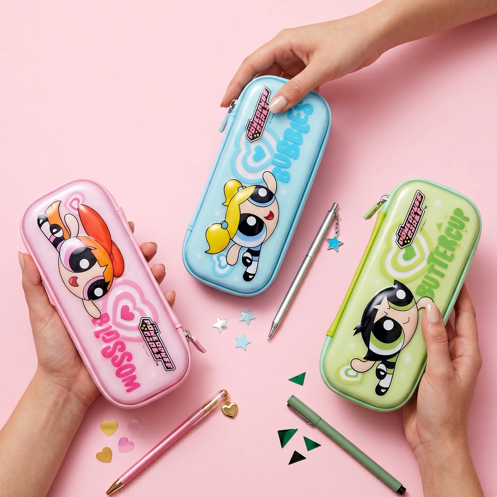 The Powerpuff Girls Hardcover Pencil Case