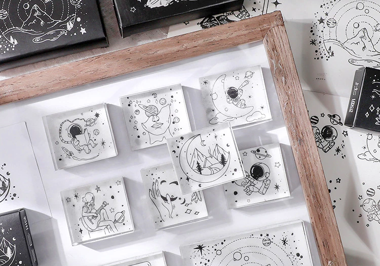 The Universe Within Us Rubber Stamp