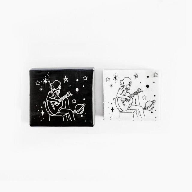 The Universe Within Us Rubber Stamp