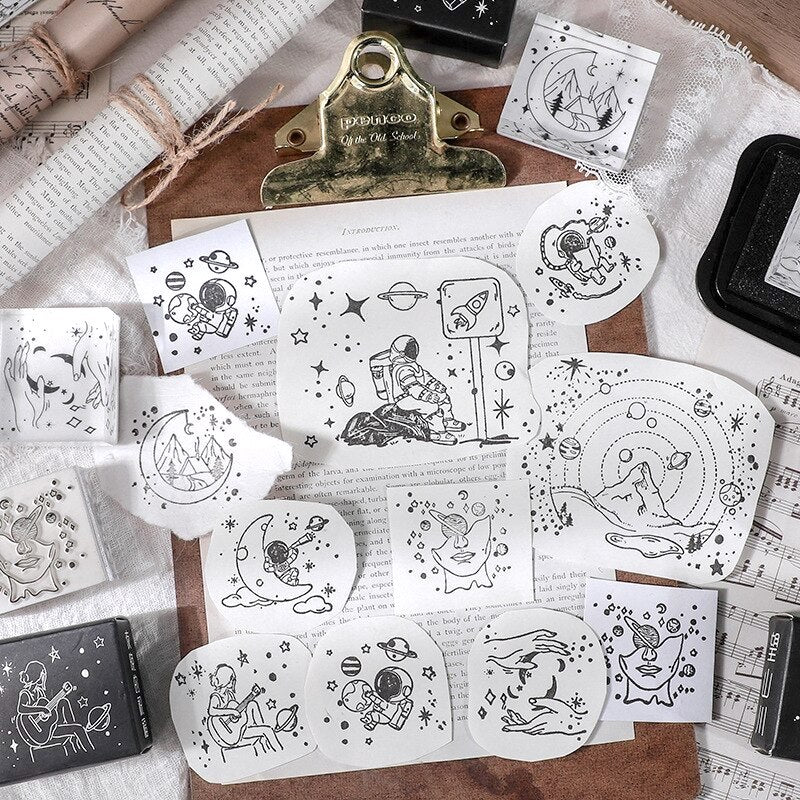 The Universe Within Us Rubber Stamp
