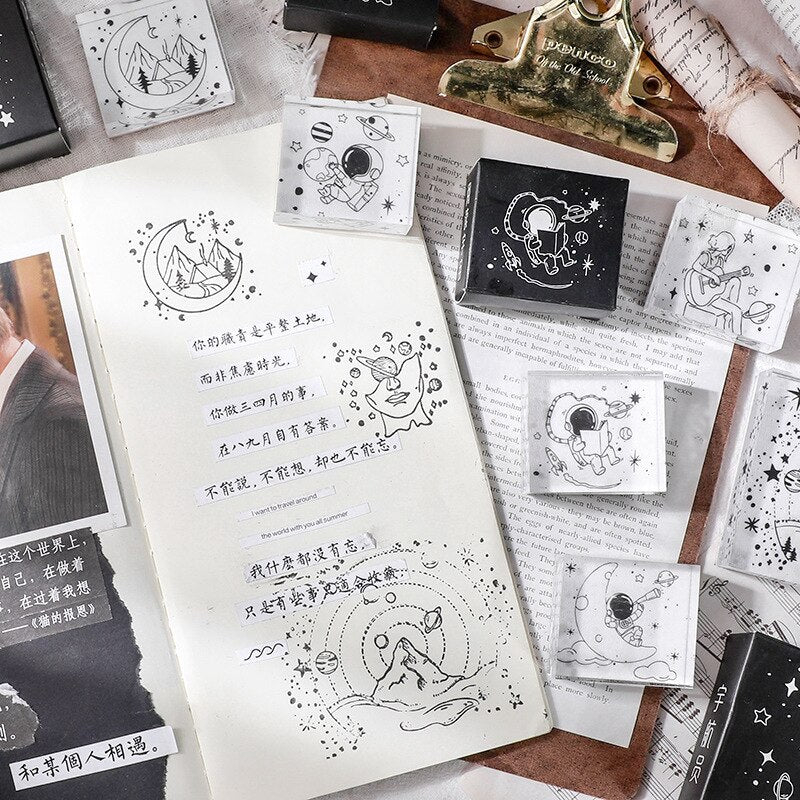The Universe Within Us Rubber Stamp