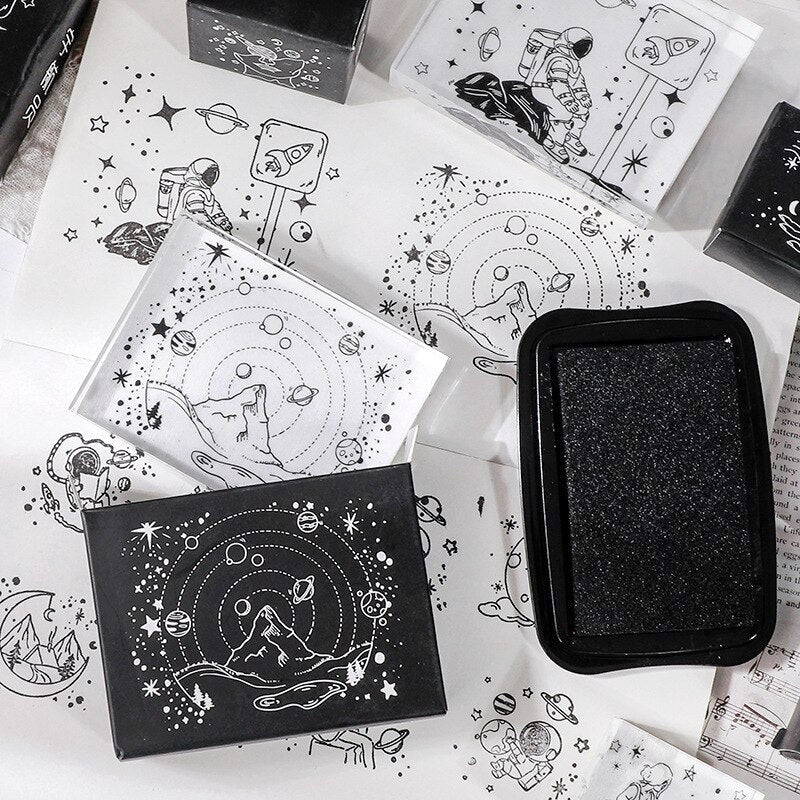 The Universe Within Us Rubber Stamp