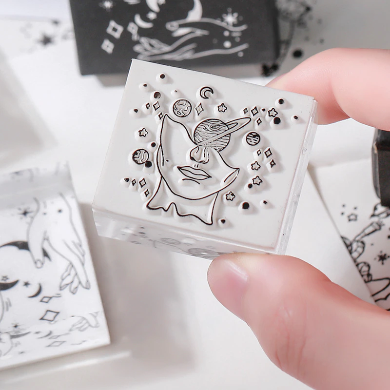 The Universe Within Us Rubber Stamp