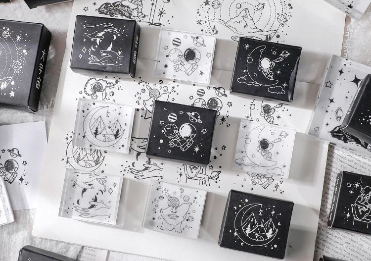 The Universe Within Us Rubber Stamp
