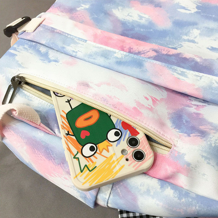 Tie-Dye Nylon Backpack (3 Colors)