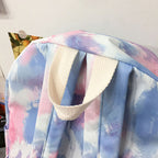 Rainbow Tie-Dye Nylon Backpack - Sunshine Sorbet