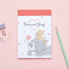 Tom & Jerry Memo Pad - I'm So Lucky To Have a Friend Like You - Hearts