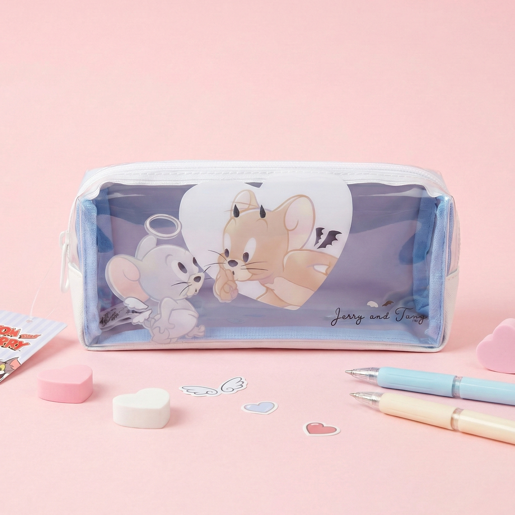 Tom & Jerry Pencil Case - Angel & Devil