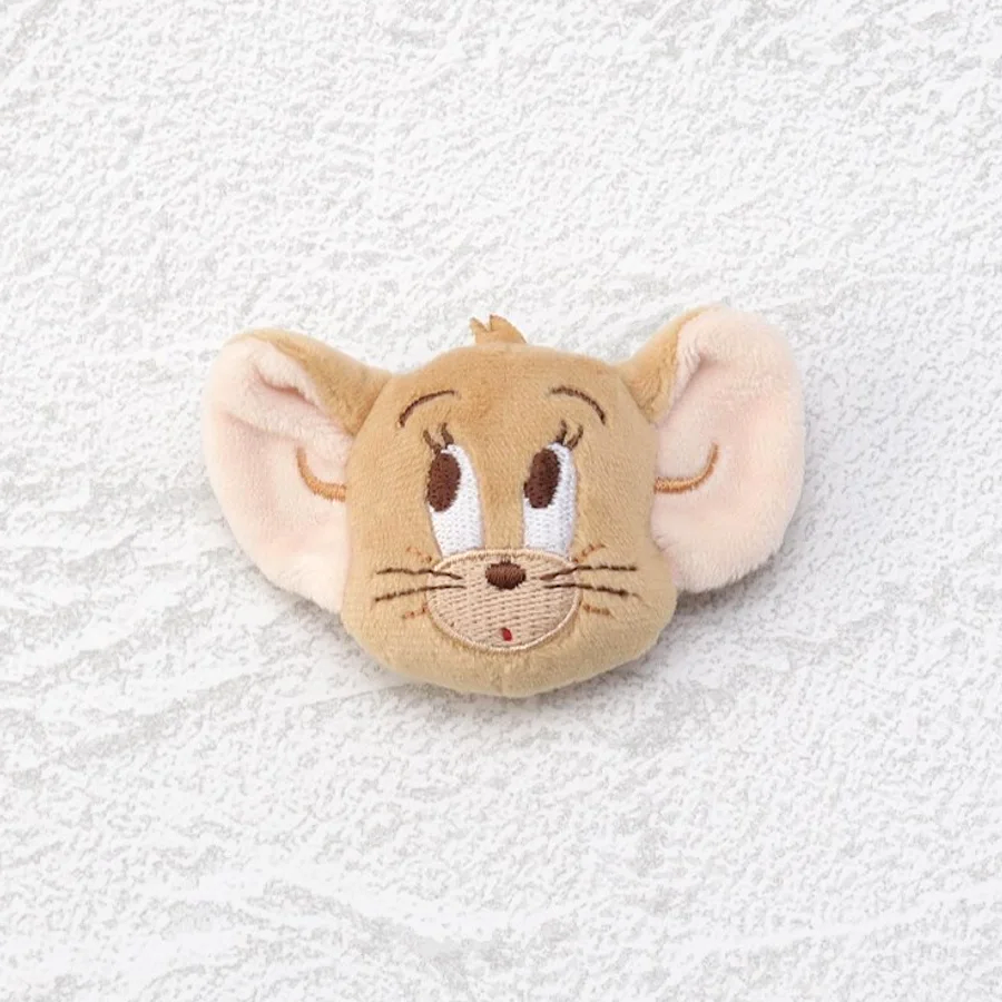 Tom & Jerry Plush Pin – Soft 3D Character Brooch