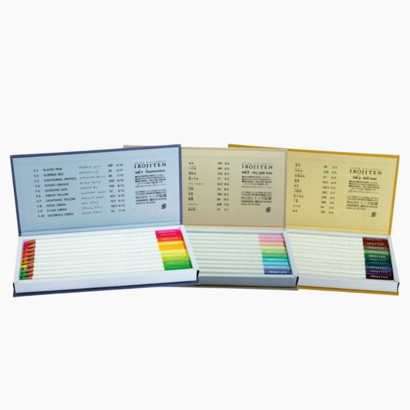 Tombow Irojiten Colored Pencil Dictionary - 30 Color Set - Seascape
