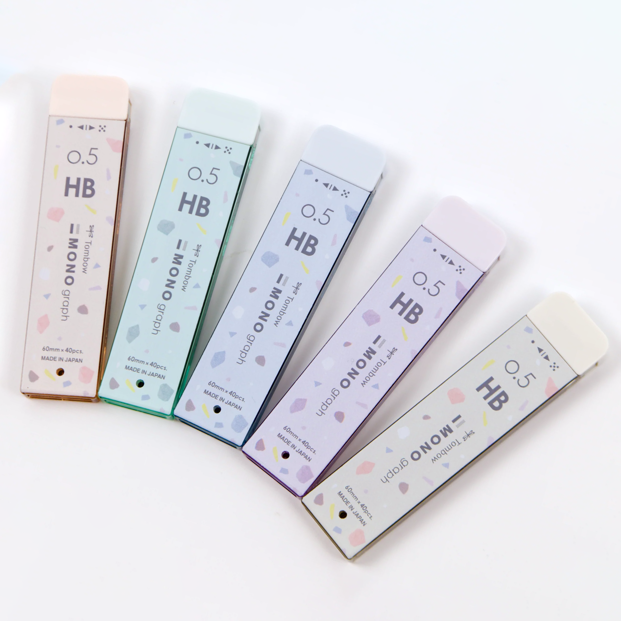 Tombow Mono Graph Pencil Lead - 0.5 mm - Muted Pastel - Limited Edition
