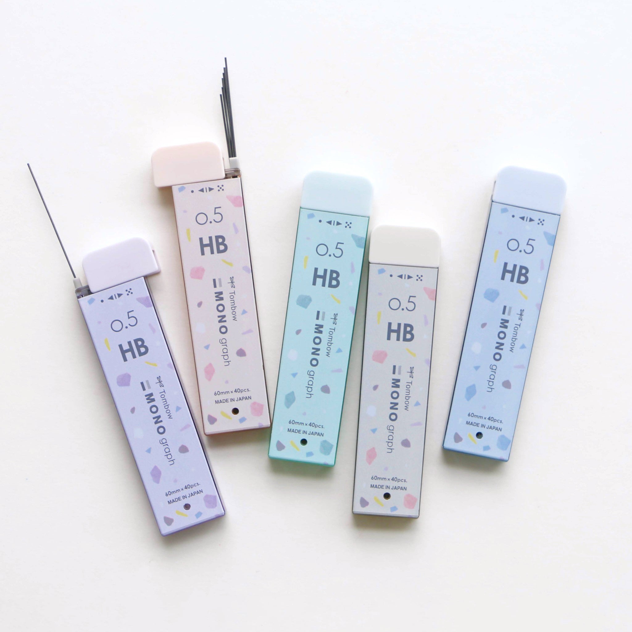 Tombow Mono Graph Pencil Lead - 0.5 mm - Muted Pastel - Limited Edition