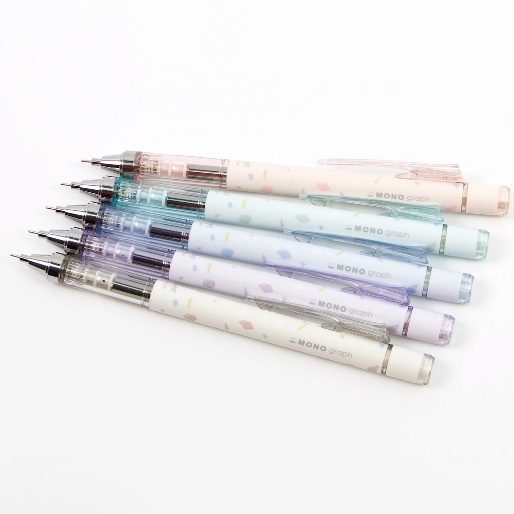 Tombow Mono Graph Shaker Mechanical Pencil - Muted Pastel - Limited Edition
