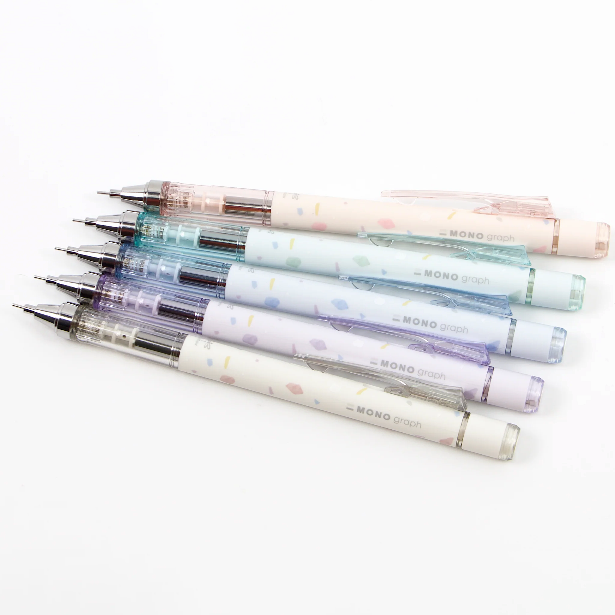 Tombow Mono Graph Shaker Mechanical Pencil - Muted Pastel - Limited Edition