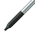 Tombow Mono Graph Black Ink Ballpoint Pen - Silver Shaft - 0.5mm