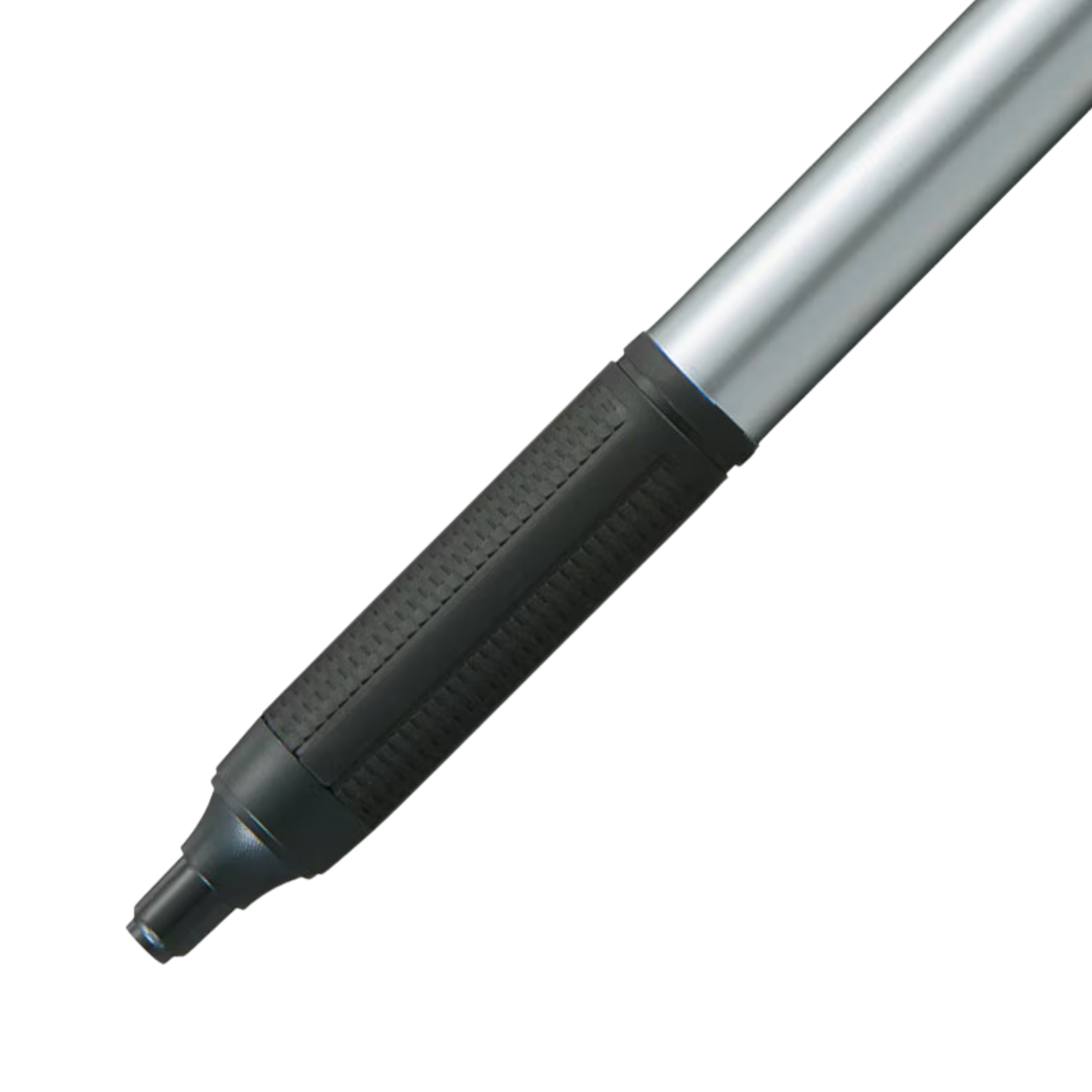 Tombow Mono Graph Black Ink Ballpoint Pen - Silver Shaft - 0.5mm