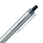 Tombow Mono Graph Black Ink Ballpoint Pen - Silver Shaft - 0.5mm