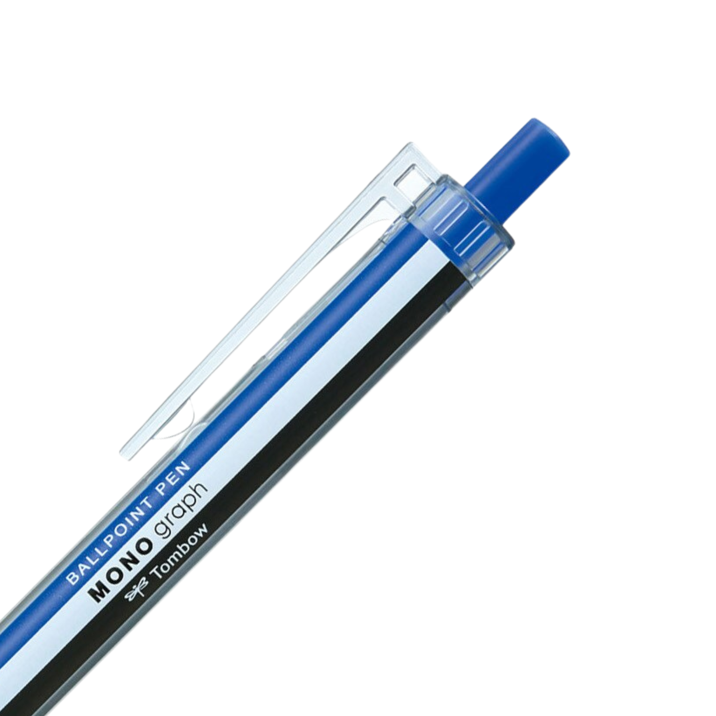 Tombow Mono Graph Blue Ink Ballpoint Pen - Classical - 0.5mm