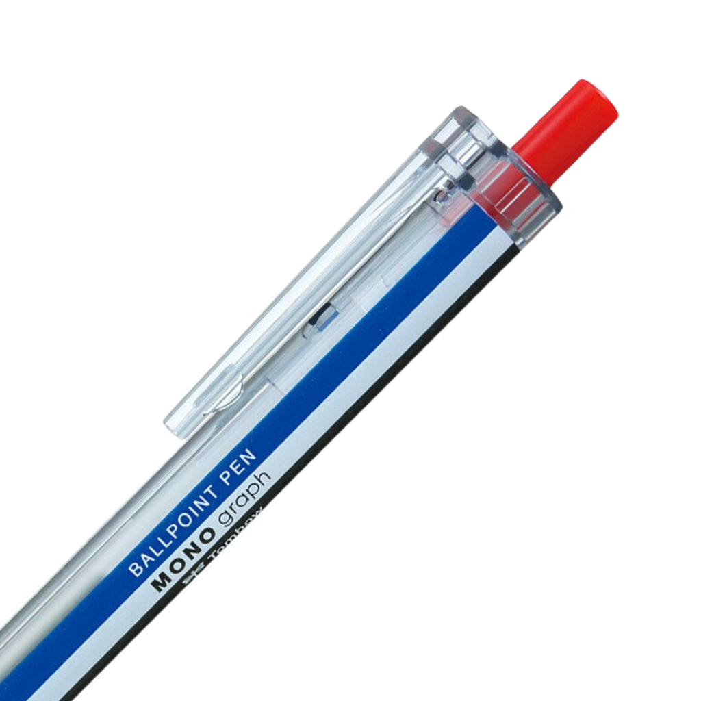 Tombow Mono Graph Red Ink Ballpoint Pen - Classical - 0.5mm