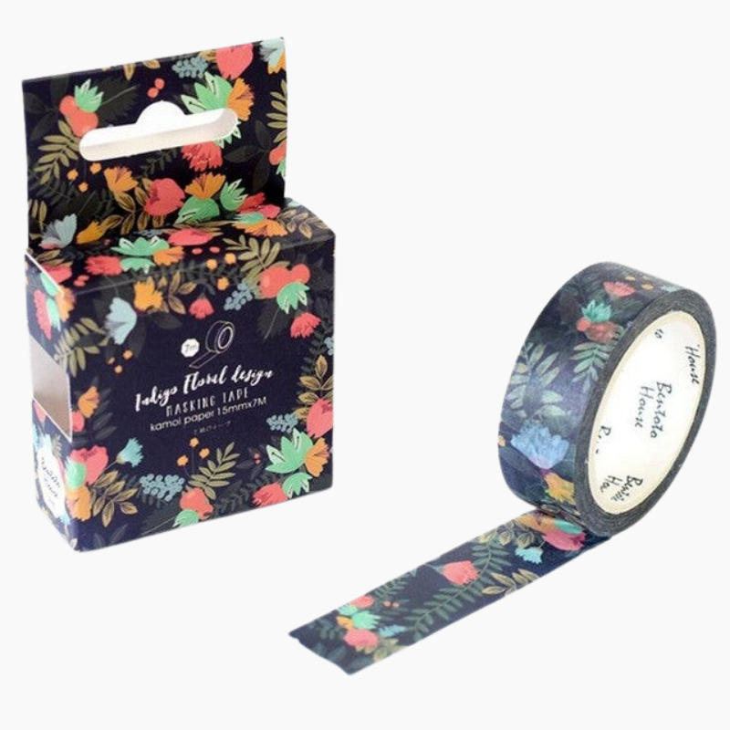 Tropical Dark Washi Tape