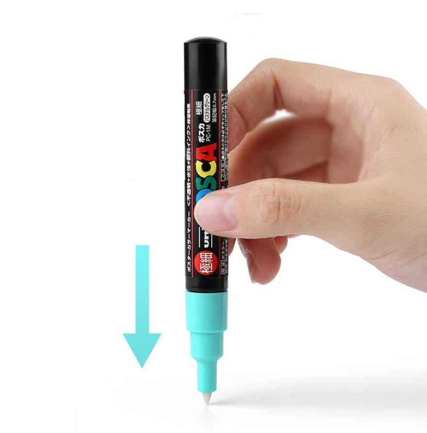 Uni Posca Paint Marker - Extra Fine Point - 12 Color Set